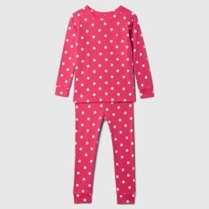 GAP Kids 100% Organic Cotton Heart Dot Pajama Set